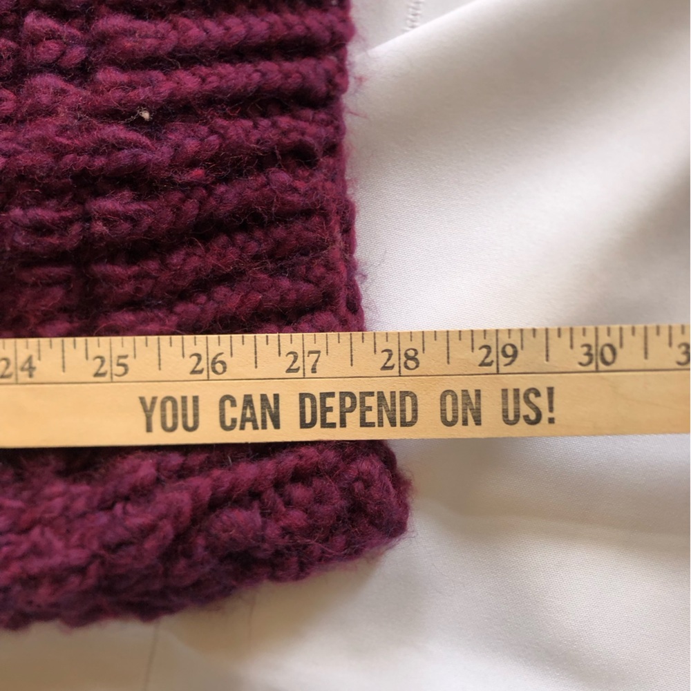 Ribbed Hand Knit Mock Neck Sweater - Picture 7 of 8
